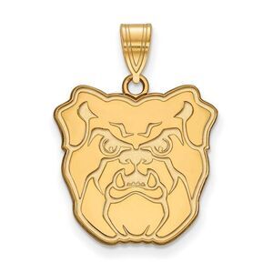 14k Gold Plated Silver Butler Univ. Large Pendant